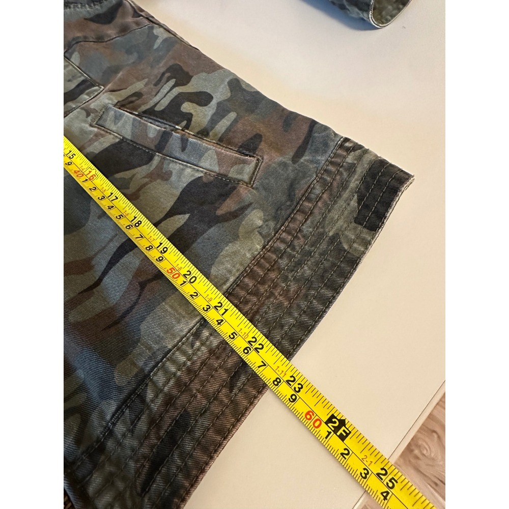 Sanctuary Military Utility Zip Up Jacket in Green Camo | Size Medium - Picture 7 of 8